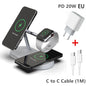 3-in-1 Wireless Magsafe Charger Stand